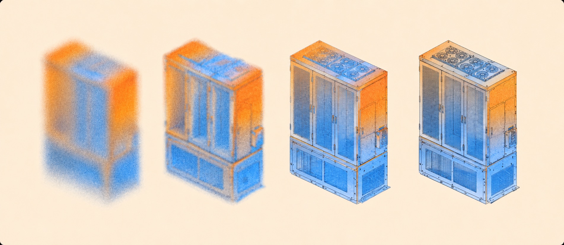 Sarovi compute infrastructure cabinet visualization